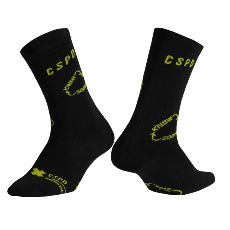 CSPD Cycling Socks for Men and Women,Breathable Sports Socks for Road Bike Riding,Professional Bicycle Socks