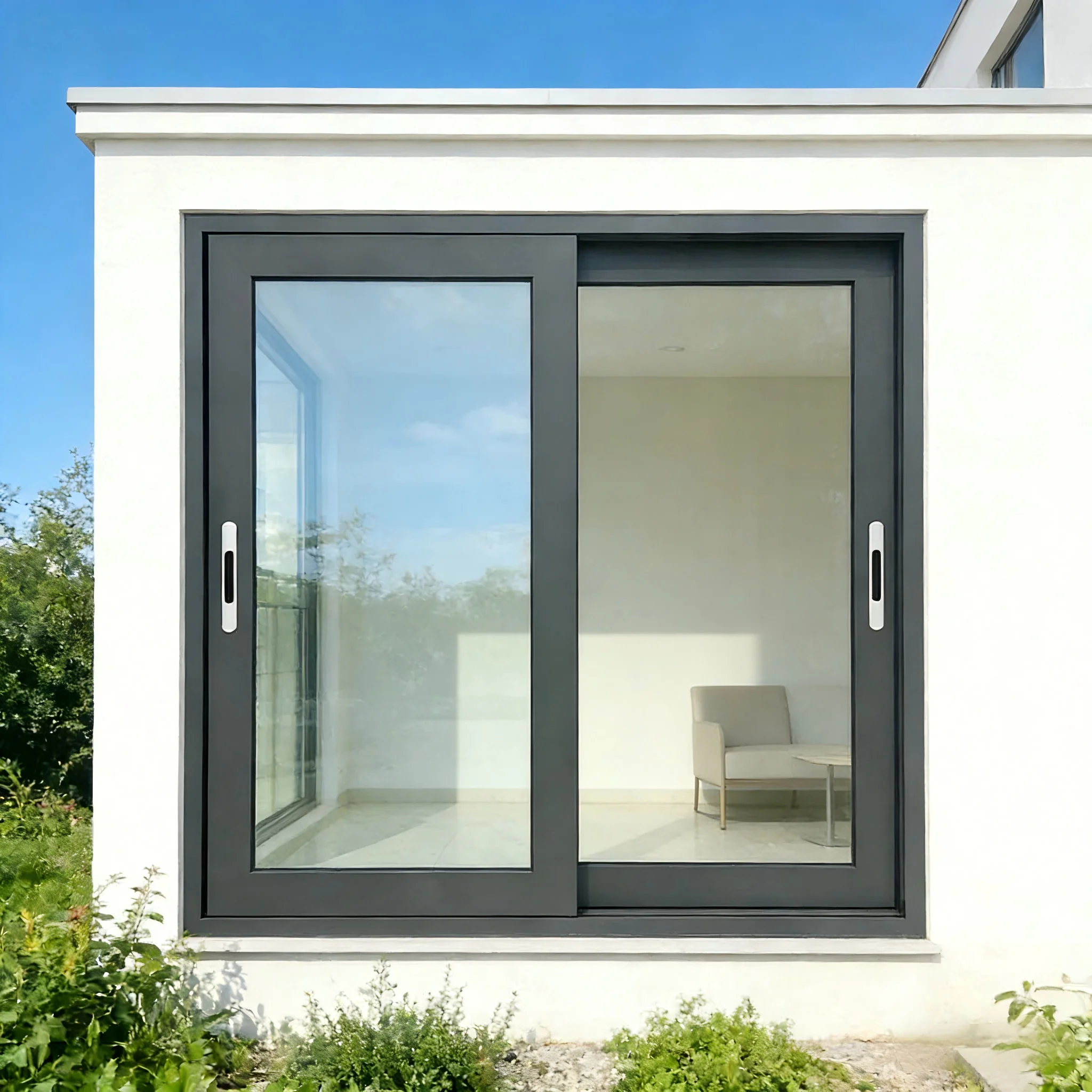 

Modern European Style CE Certified Panoramic Manual Glass Window Easy To Install Waterproof Mosquito Proof Sliding Windows