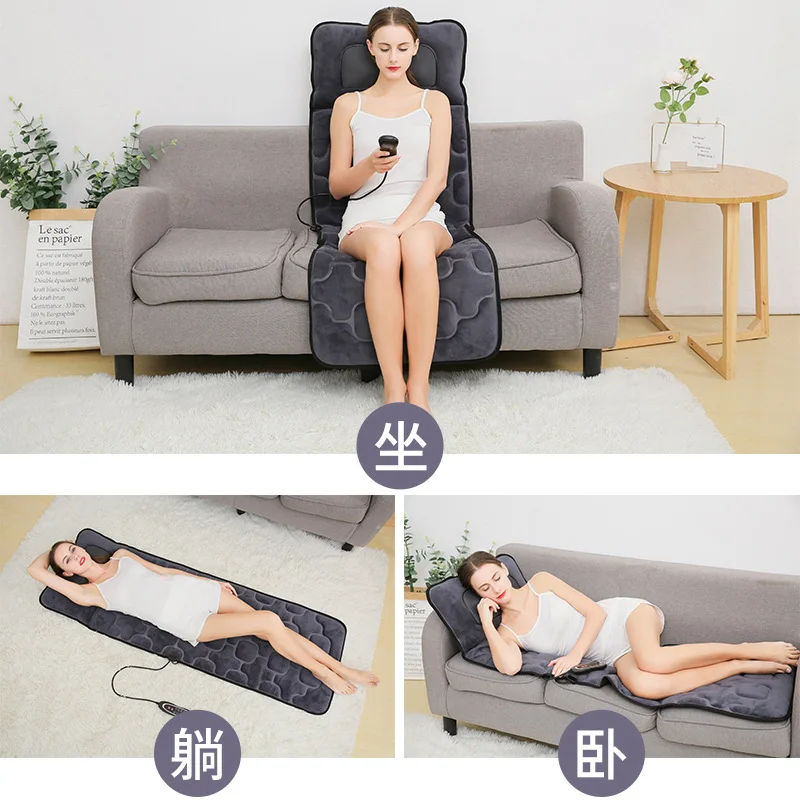 

Cross border massage pad Massage mattress Full body massager Multi functional household electric cervical vertebra massage Seat