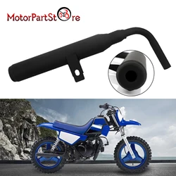 Motorcycle Muffler Pipe Exhaust Silencer Pipe System for Yamaha PW50 PY50 PW PY 50 PEEWEE ATV Quad Motocross Pit Kids Bike