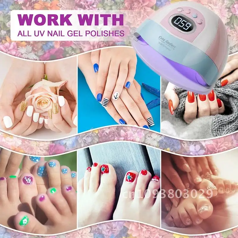 2023 New Nail Drying Lamp UV LED Nail Lamp With Drying Manicure Polish Tool Dryer Nail For Sensor Gel Manicure Dryer Motion Nail