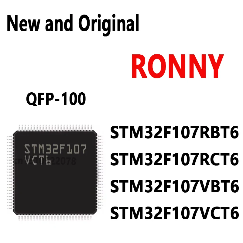 

10PCS New and Original QFP-100 STM32F107RBT6 STM32F107RCT6 STM32F107VBT6 STM32F107VCT6