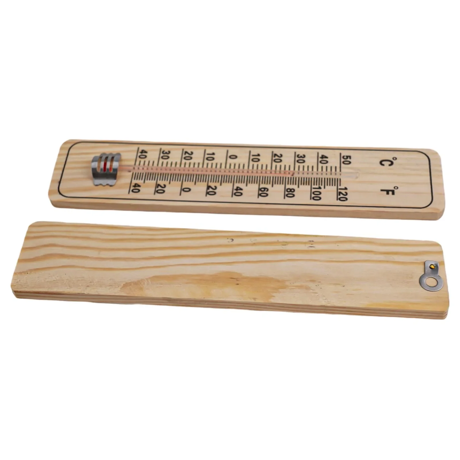 

Изысканный настенный термометр с отверстием для подвешивания, легкий уличный термометр, набор термометров цвета дерева