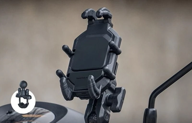 Mobile phone holder Color armor version Shock-absorbing carapace Motorcycle Electric vehicle Wireless charging Shockproof