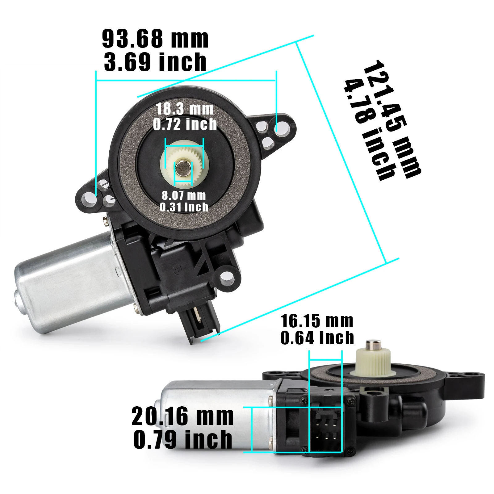 D651-58-58X D651-59-58X Car Power Window Regulator Electric Lift