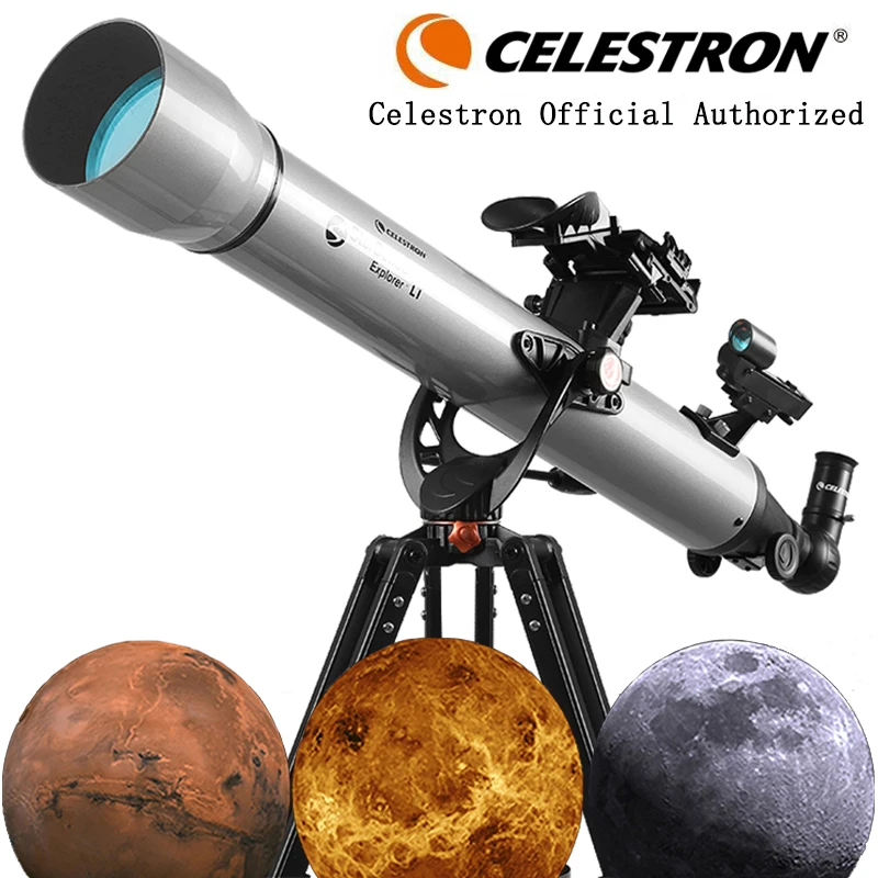 

Celestron Professional StarSense Explorer LT80AZ Smart Phone App-Enabled Refractor 80mm F/11 Astronomical Telescope XLT Coating