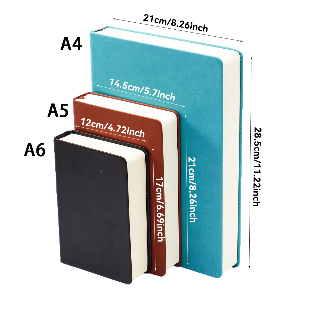 Super Thick Notebooks Agenda Planner 660 pages Blank inner PU Leather Soft Cover Sketchbook Journal Diary notebook Stationery image 6