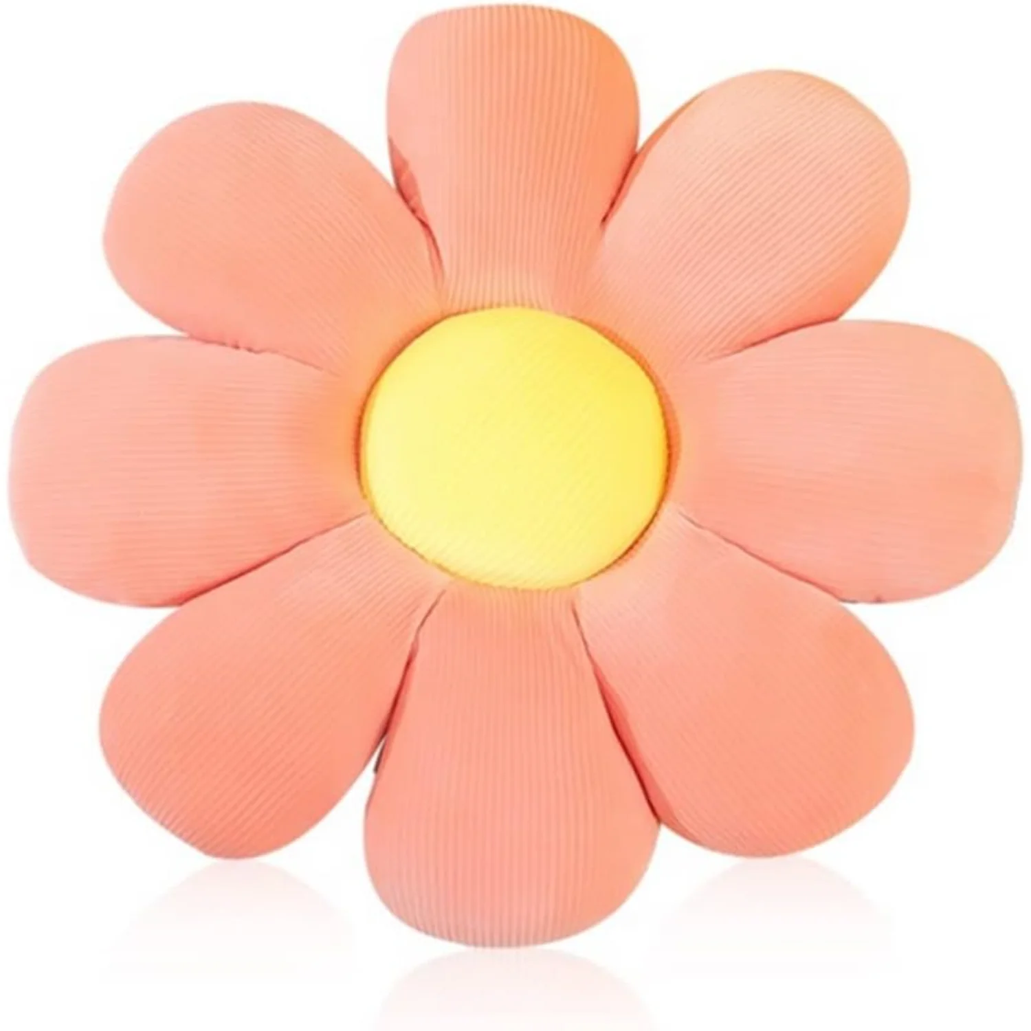 Flower Floor  Daisy Flower Shape Cushion Cute Seating Pad Plush Chair Cushion Throw   Decoration for Girls Women  Reading, Bed R