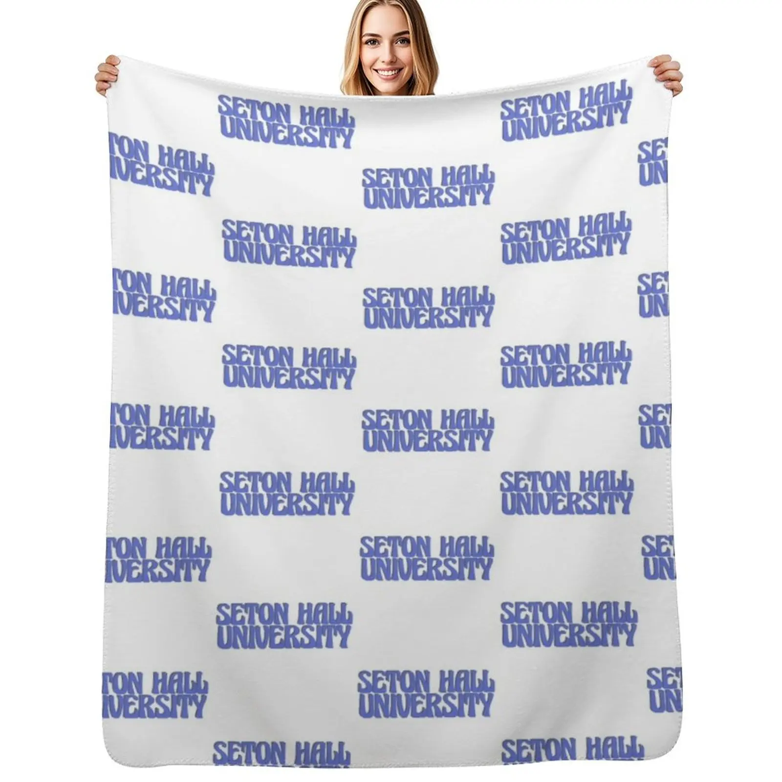 Seton Hall University Throw Blanket Moving Hairys For Decorative Sofa Flannels Weighted Comforter Blankets