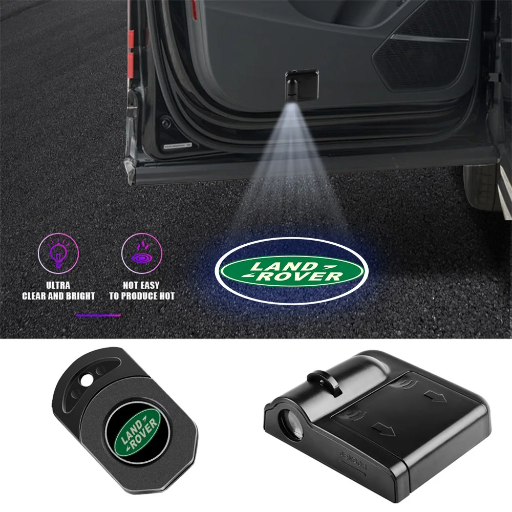 Car Magnetic Welcome Light Door Side Projector Induction Lamp For Land Rover Range Rover Guardian Evoque Discovery 3 Freelander