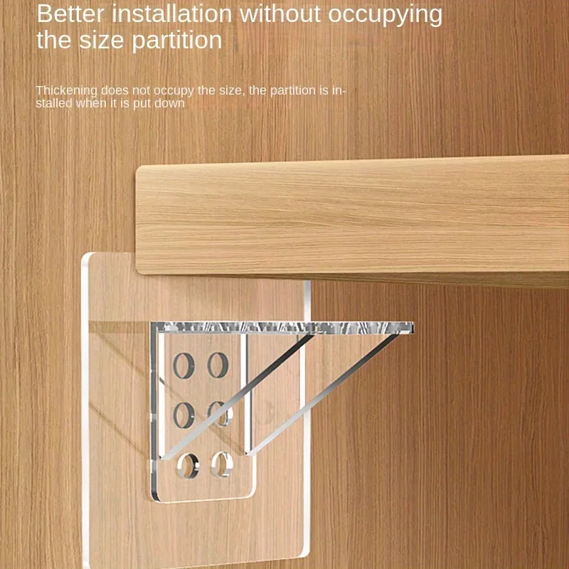 Shelf Support Pegs, Self Adhesive Clips, Strong Partition Pin For Cabinet Book Shelves Closet Brackets Clapboard Layer,