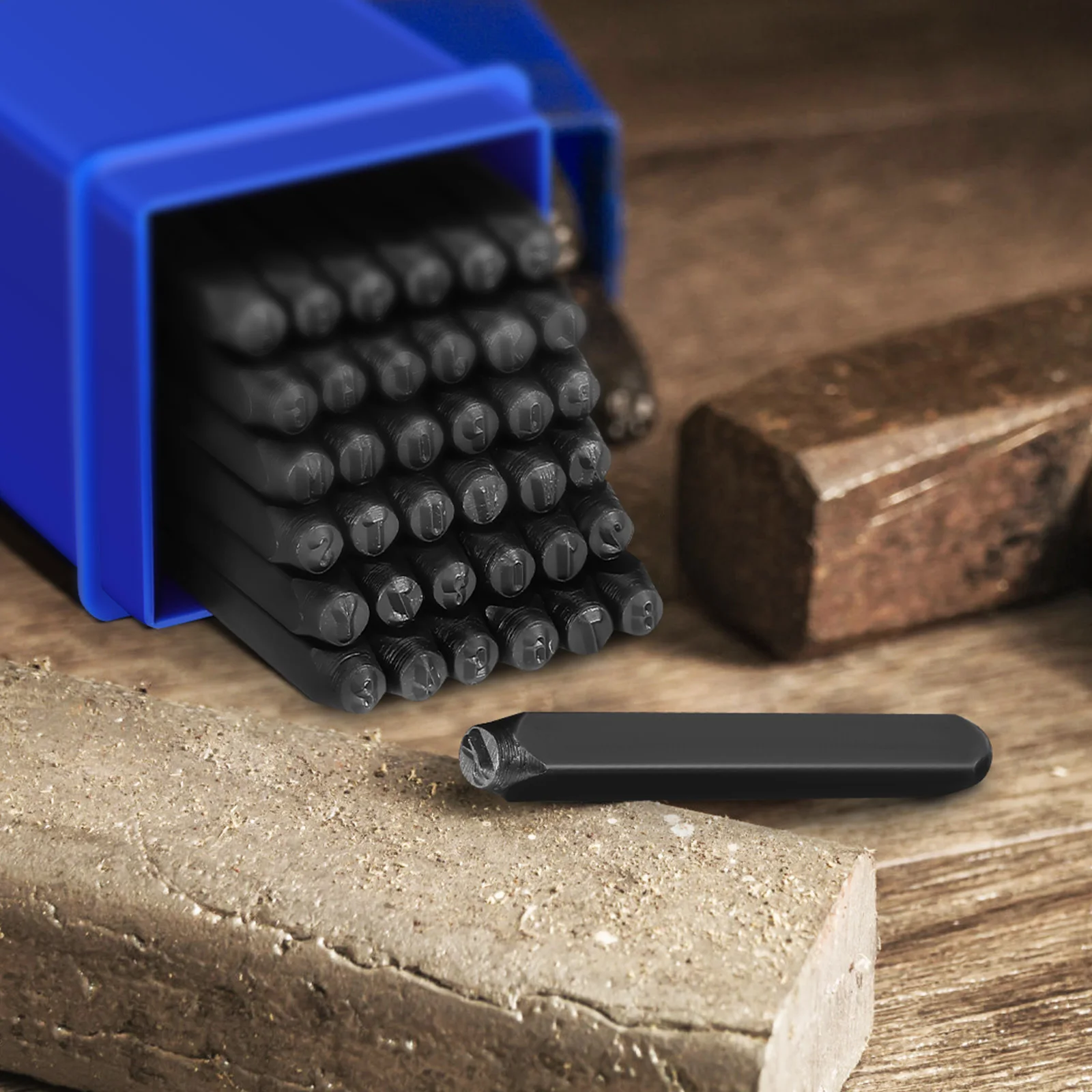 

1Set High Precision Metal Punch Set 3mm Number Letter Stamping Tools for Machinists Fabricators Hobbyists Carbon Steel Durable