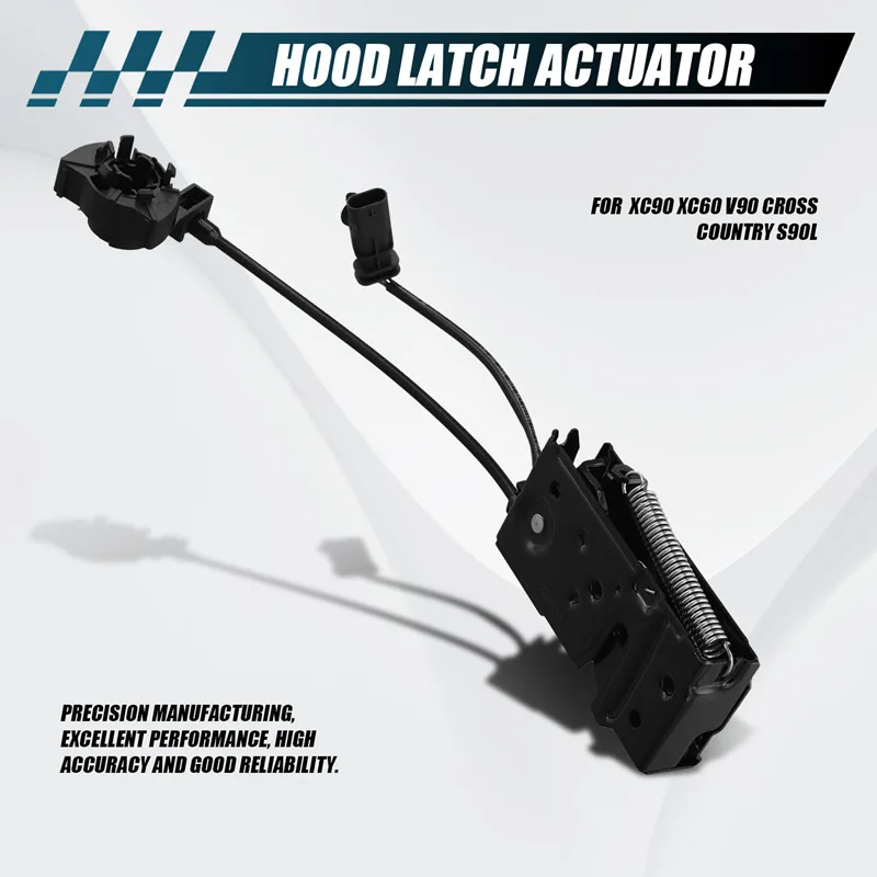 32226109 Car Hood Latch Actuator Right Side For Volvo XC90 XC60 V90 Cross Country S90L