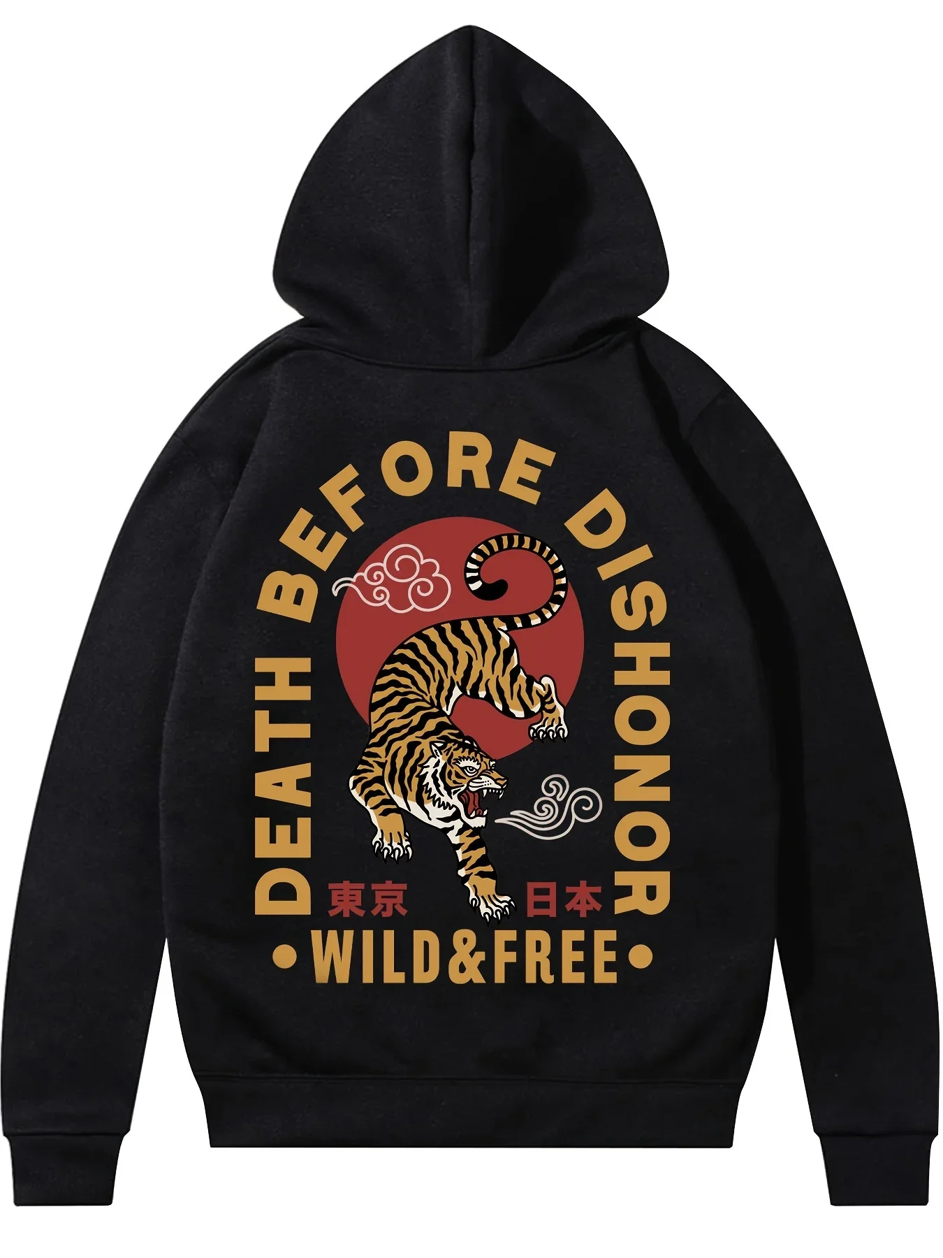 Tokyo Revengers Animal Print Hoodie Durable Stretchy Unisex Hip-Hop Streetwear Casual Harajuku Pullover Thermal Hoodie