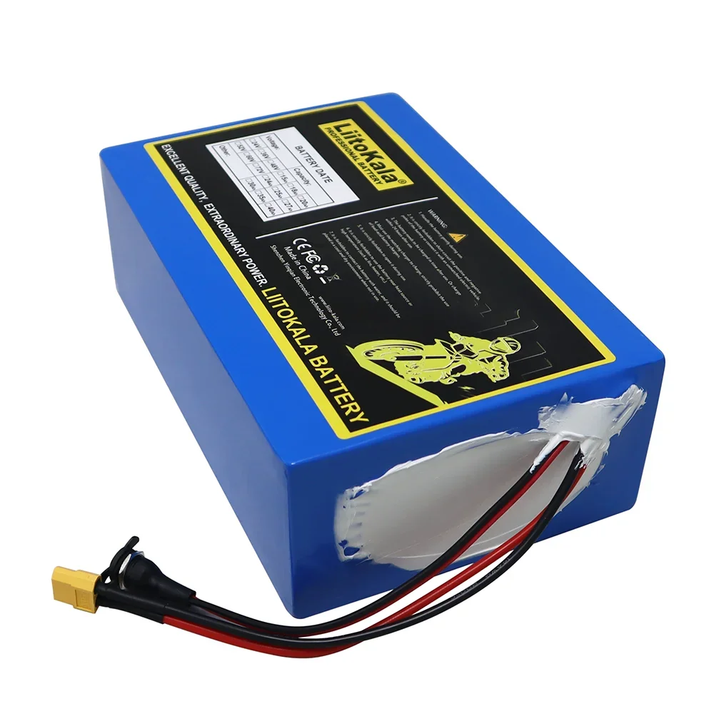 LiitoKala 36V 30Ah 10s6p 21700 Lithium Battery Pack 42V 500w 800w 1000w 1200w 1500w Batteries Cell Built in BMS