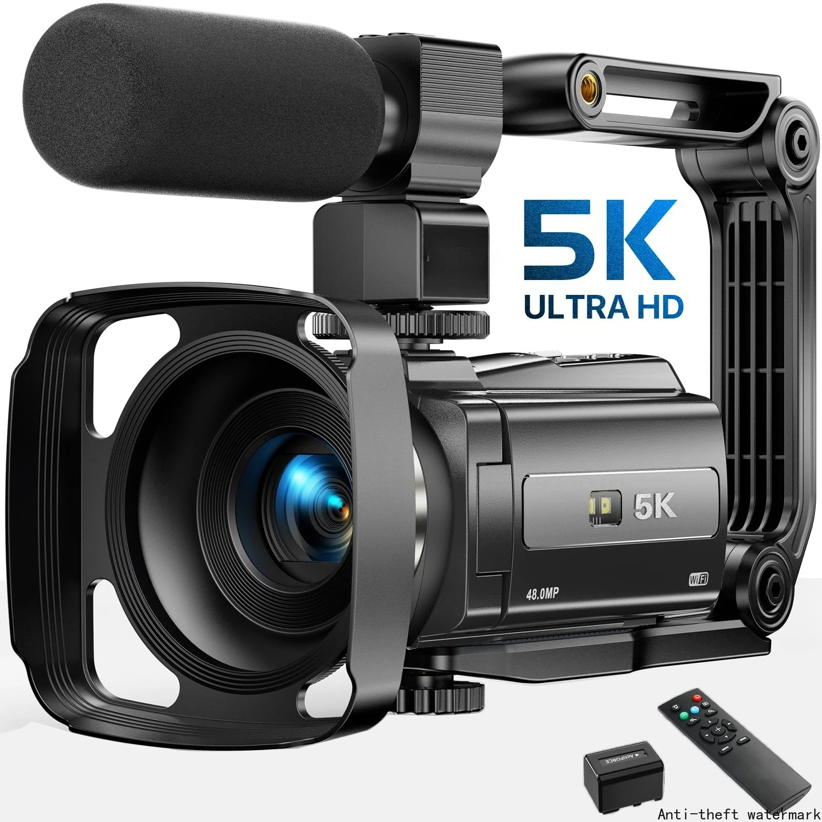 

Профессиональная видеокамера Sonida 5K Full HD с 3,0-дюймовым экраном, 16-кратным зумом, 48,0 мегапикселями, цифровая DSLR-камера для видеоблогов, 3,0-дюймовый HDV