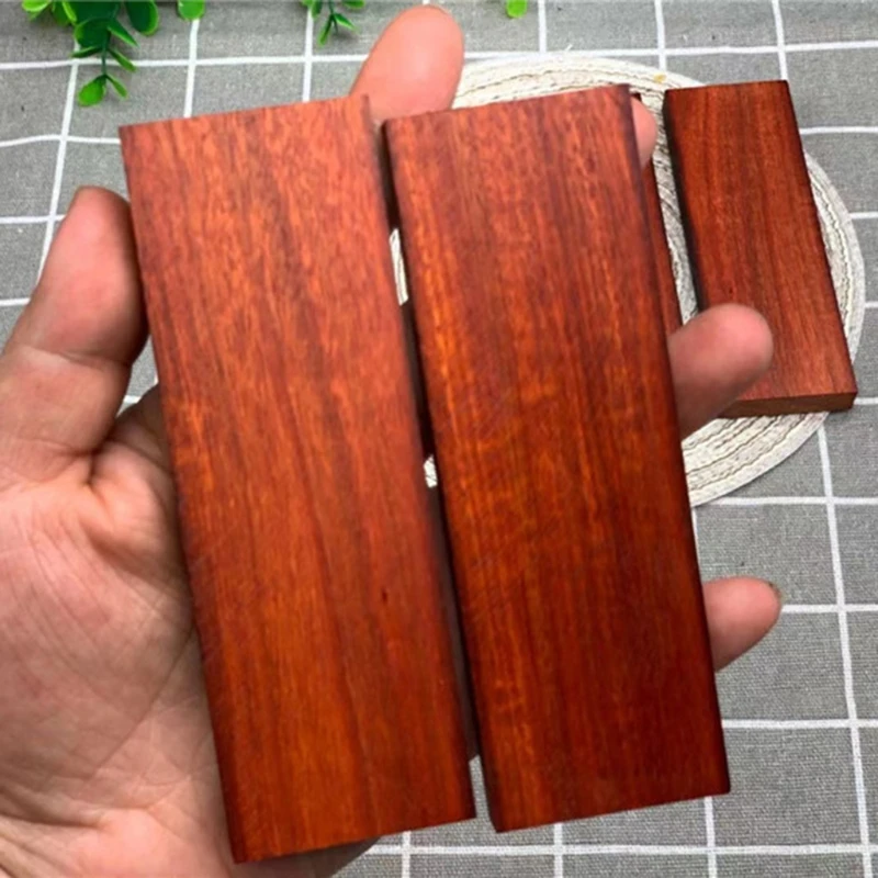 DIY Knife Scales Handle Blank Exotic Wood Knives Making Plate Material 120*40*10MM 4.7 x 1.6 x 0.4 inch M4YD