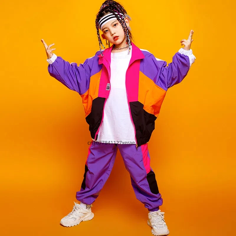 Streetdance-prestatiekostuums voor kinderen, tops en broeken voor jongens, prestatiekostuums voor studentensportvergadering en openingsceremonie