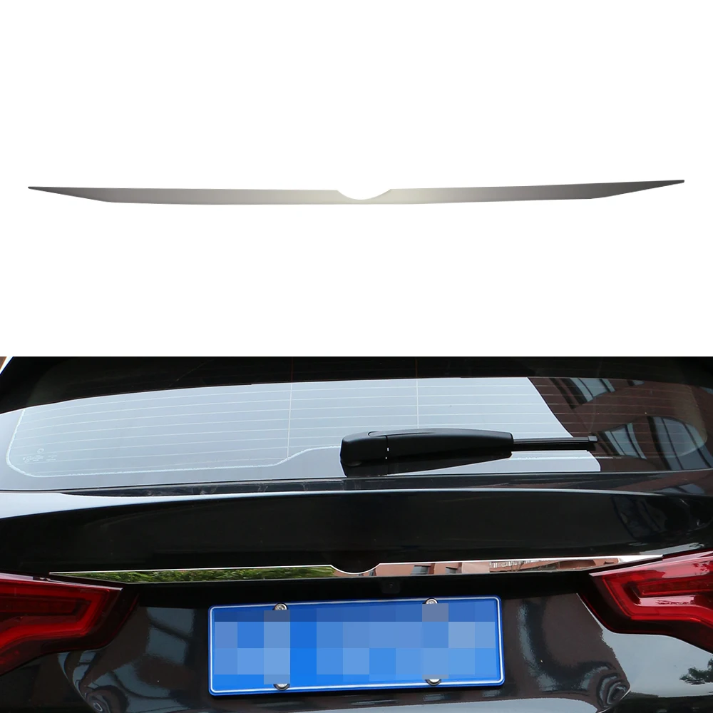 แผ่นปิดฝากระโปรงหลังรถสำหรับ BMW X3 G01 2018-2022สแตนเลสประตูท้ายรถฝาท้ายรถแถบหล่อภายนอกอุปกรณ์เสริม