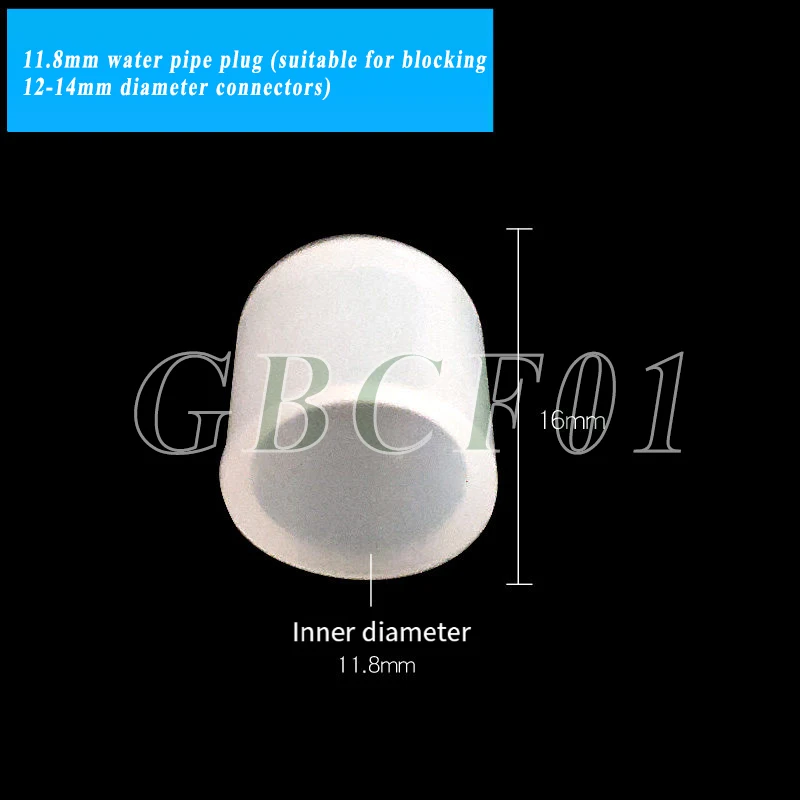Soft Tube Plug Aquarium Hose Pipe Plug Air Pump Oxygen Tubing Stopper Fish Tank Airline Hose Seal Cap 4.5mm 5.8mm-16mm