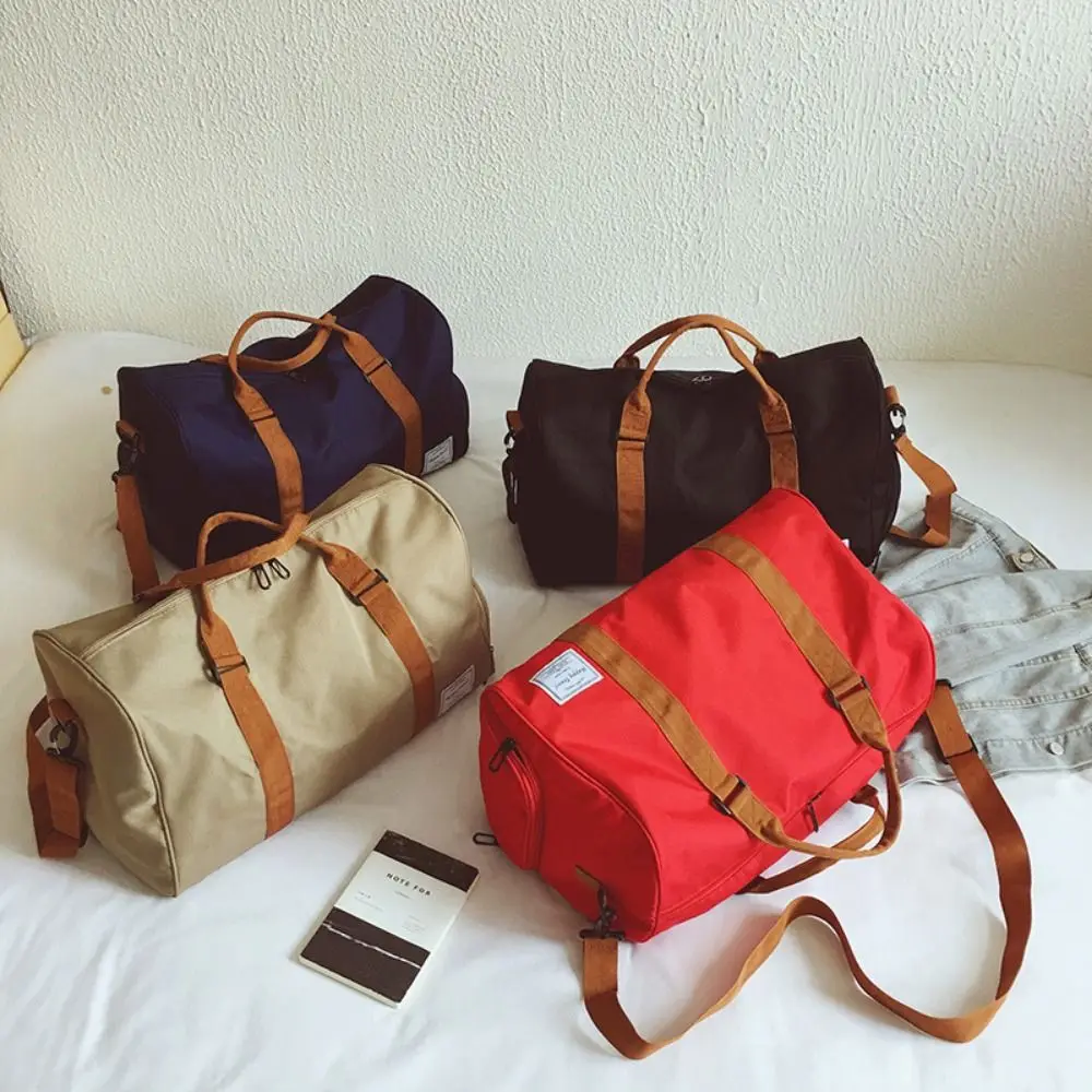 

Portable Travel Duffel Bag Crossbody Waterproof Travel Luggage Bag Large Capacity Multi Pocket Gym Shoulder Bag Business Trips