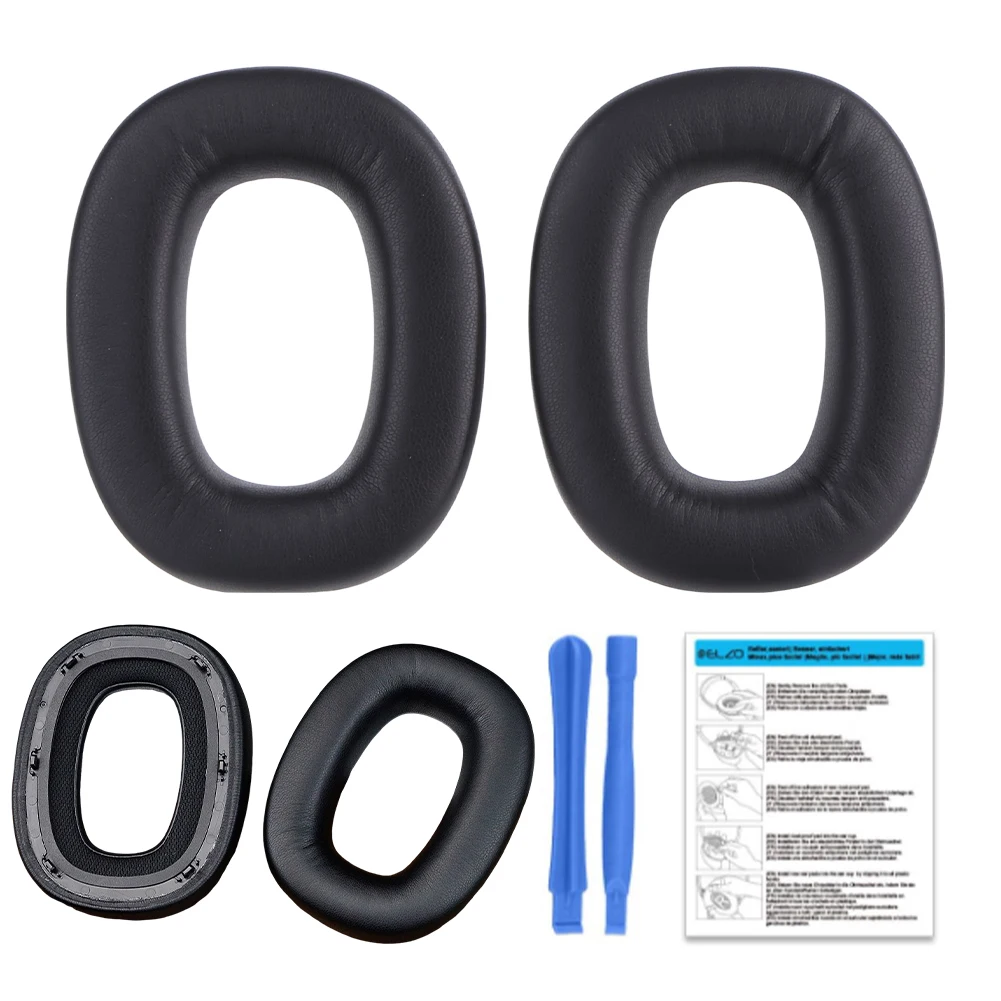Vervangende oorkussens Geluidsisolatie Memory Foam Headset Oorkussens Eiwitleer voor Bowers & Wilkins PX8/PX7 S2 Headset