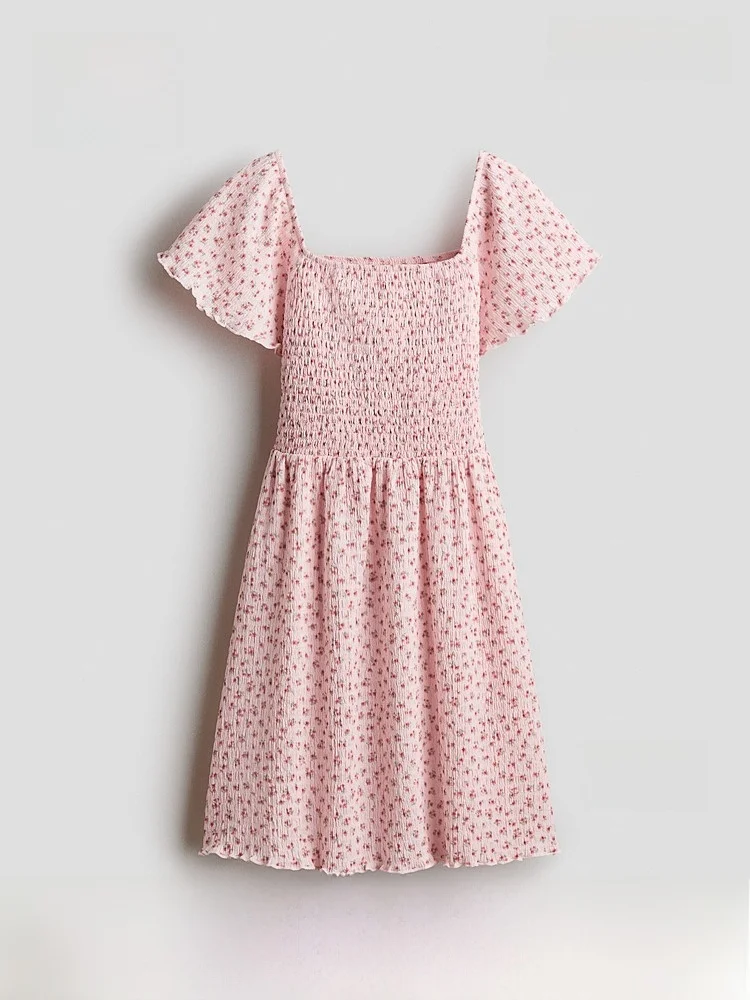 nuovo-stile-estivo-vestito-per-bambine-hm2026-abbigliamento-per-bambini-gonna-plissettata-1329562-casual-principessa-in-fibra-di-poliestere