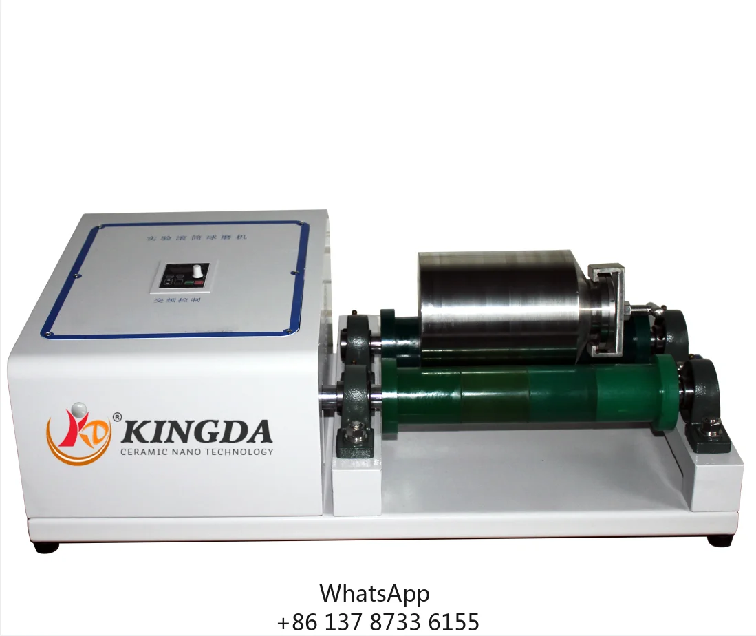

Mini Ball Mill Lab Jar Roller Grinder With Motor Bearing Gearbox For Food Processing Spice Herb Plastic In Manufacturing Plant