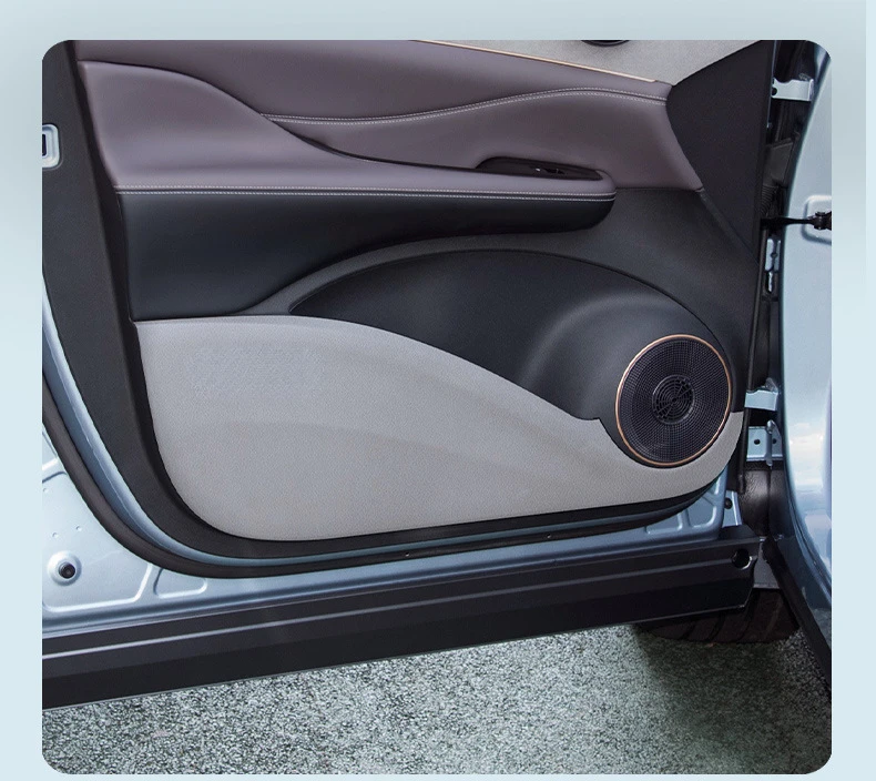 

Suitable For BYD Granvia 07 2023 Leather Anti-kick Mat For Car Door Doorsill Strip Protective Mat