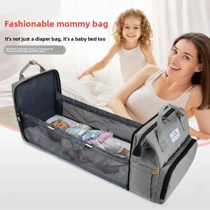 Baby Diaper Bag Nappy Stroller Bags For Baby Maternity Bag Backpacks Crib Newborn Mommy Bag Changing Table Baby Bags For Mom