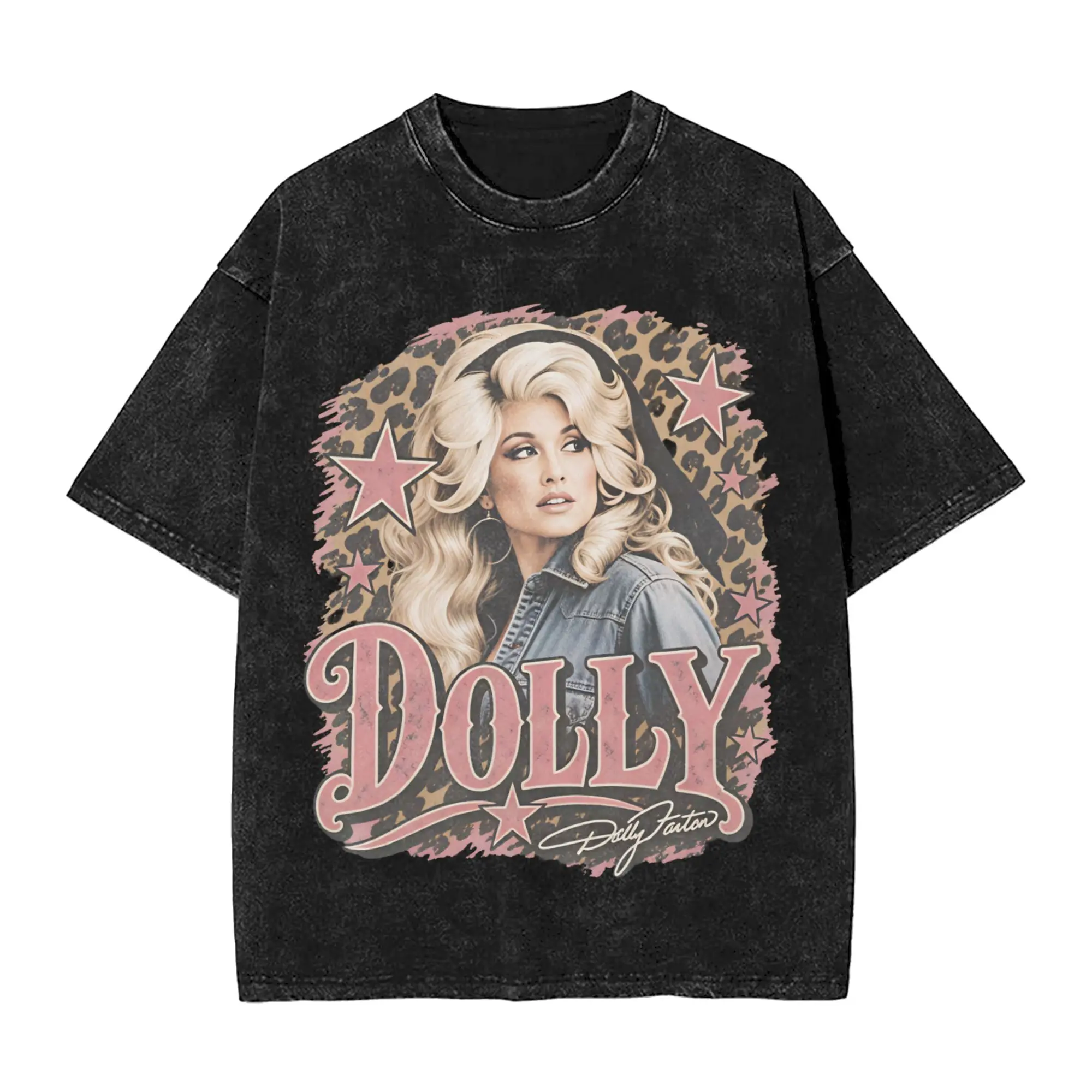 Dolly Parton Memorial  T Shirt  Fashion T Shirts Short Sleeve Y2K Retro Tshirt Summer Cotton Crew Neck Big Size Clothing