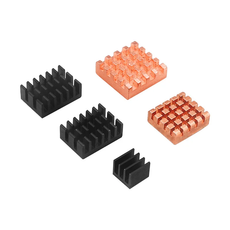 Oranje Pi 3 Lts/Oranje Pi 4 Lts Koellichaam Aluminium Radiator Koper Cooler Kit Passieve Koeling Heatsinks voor Demo Board