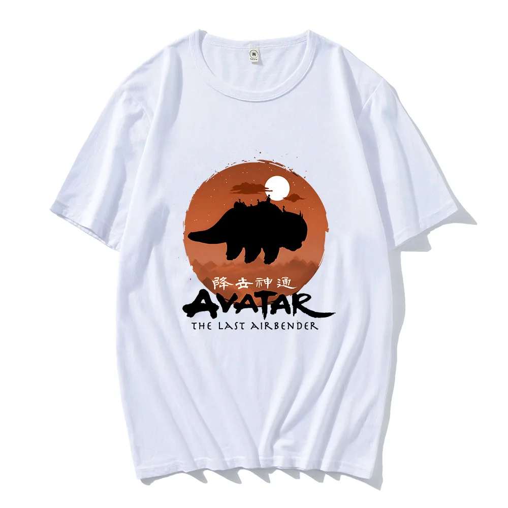 Avatar The Last Airbender Tshirts Casual Short Sleeve Soft Tee-shirt Cotton Comfortable Men/Women T-shirt Spring Summer Camisas