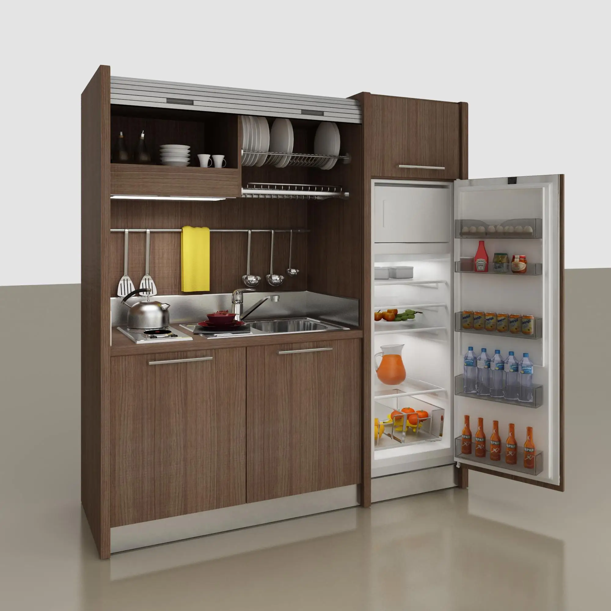 Zeitgenössischer Mini-Küchenschrank von Kitchenette