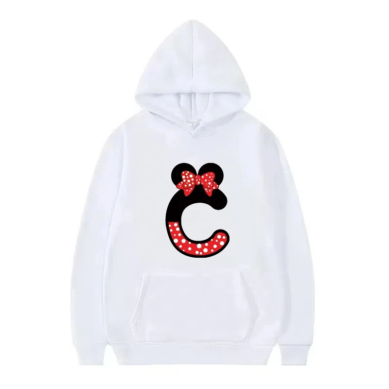 디즈니 미키 마우스 레터 프린트 여성 스포츠 스트리트웨어 패션 루즈핏 의류 풀오버 여성 저렴한 후드티 그레이 스웨트셔츠