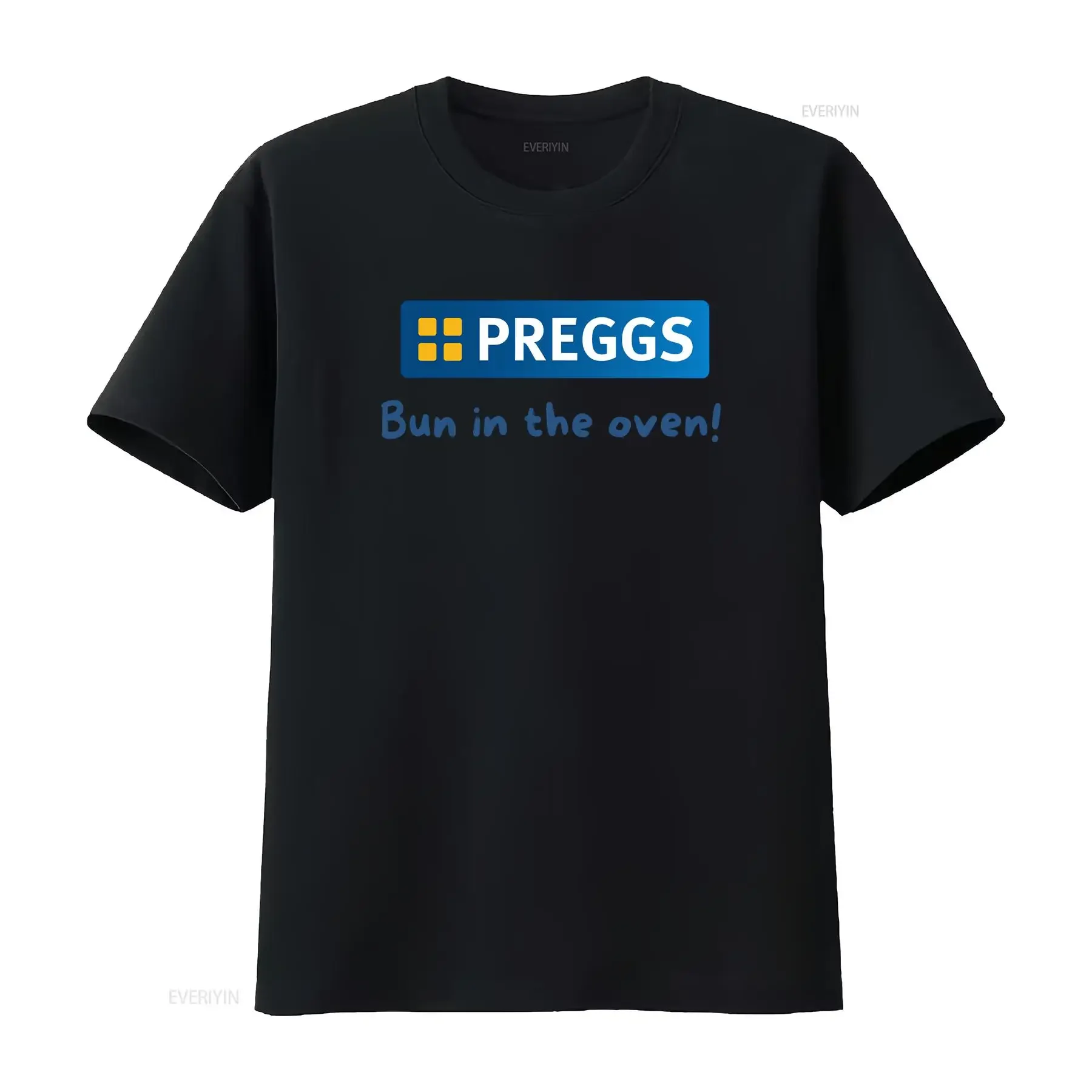 Preggs Funny Novelty Pregnancy Maternity Baby Shower T Shirt Top for ladies vintage Washed graphic Breathable Slightly homme