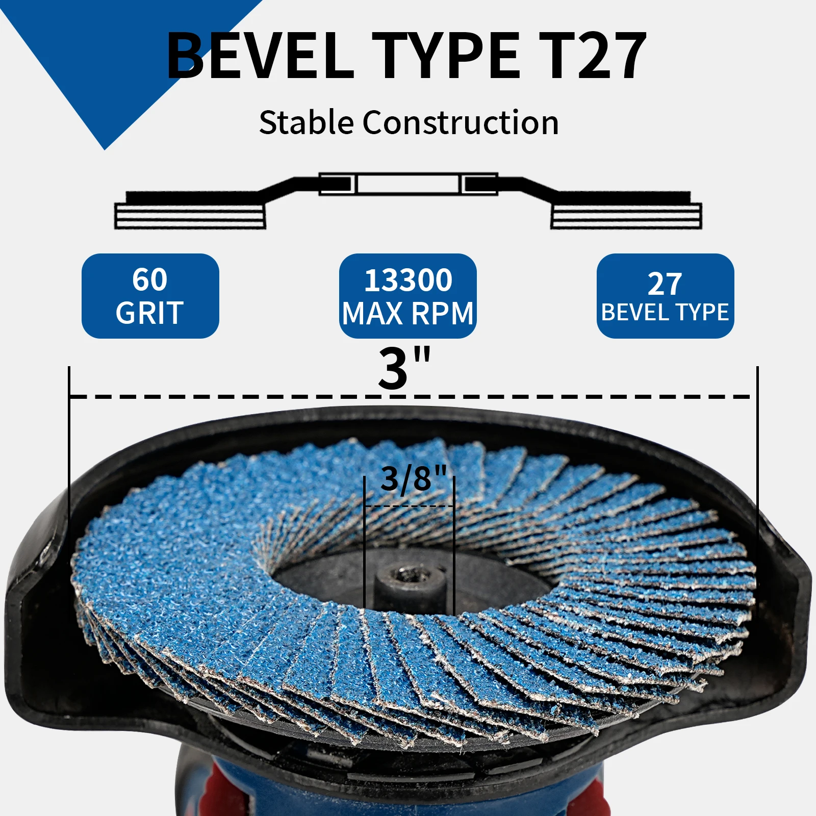 Mini Cutting Disc, Circular Resin Saw Blade, Grinding Wheel for Angle Grinder, Polishing Flap Discs, 75mm, 15Pcs