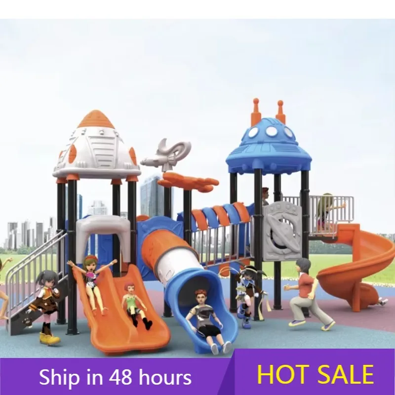 YTYIN Kindergarten Playhouse Combination Slide Amusement Equipment Children Theme Park Plastic Small Outdoor Kids Playground