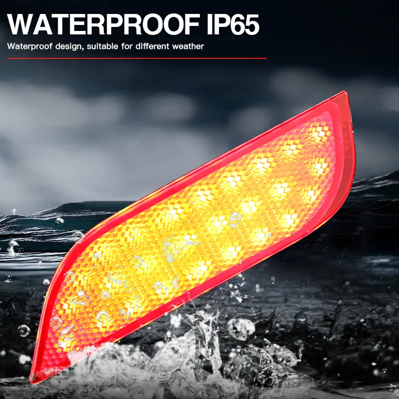 Rear Bumper Lamp LED Reflector Stop Brake Warning Fog For Subaru Impreza XV WRX LEVORG Crossover Tail Light Car Accessories