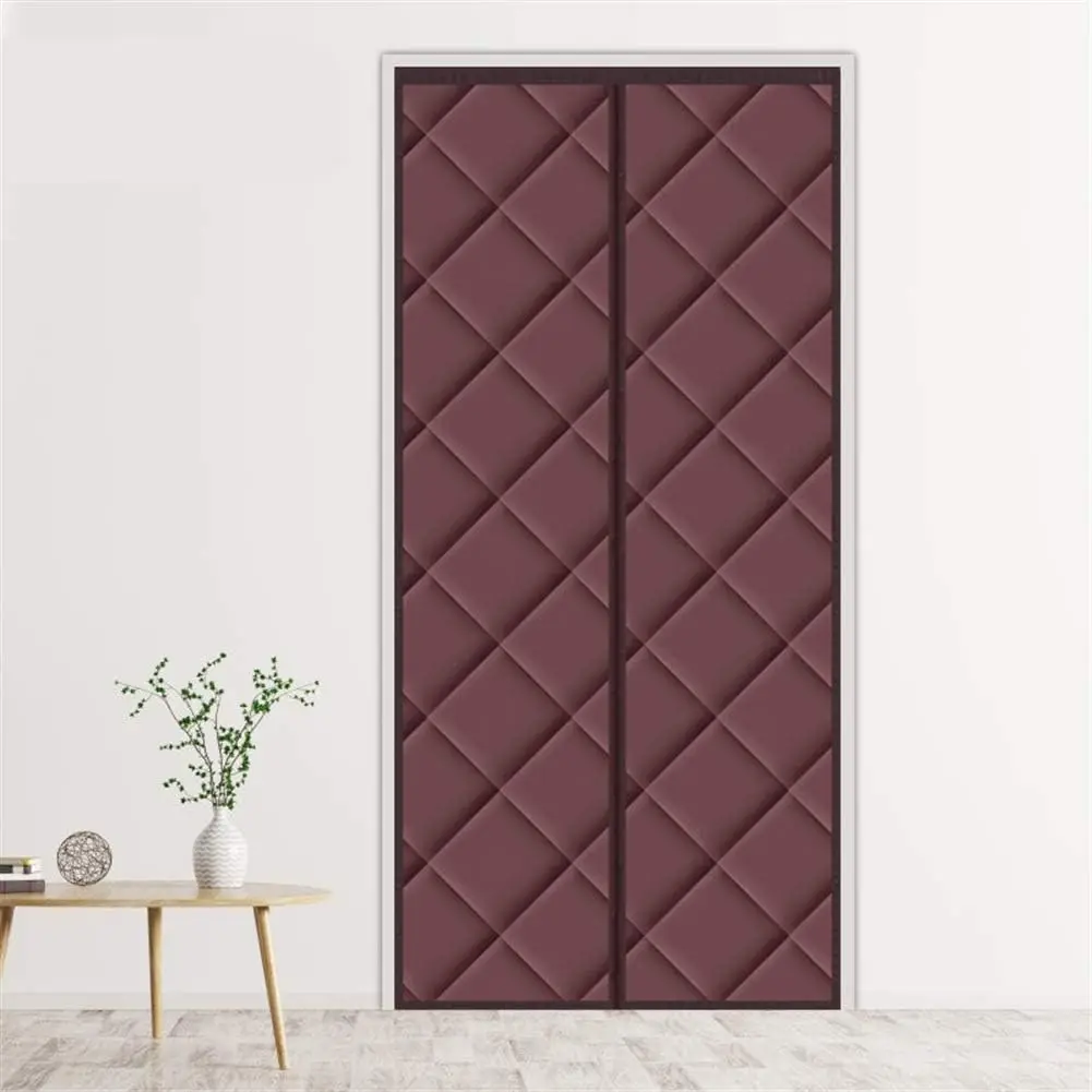 

Magnetic Thermal Insulated Door Curtain Storm Wind Fleece Insulation Curtian Magnetic Screen Door with Thermal Weatherproof