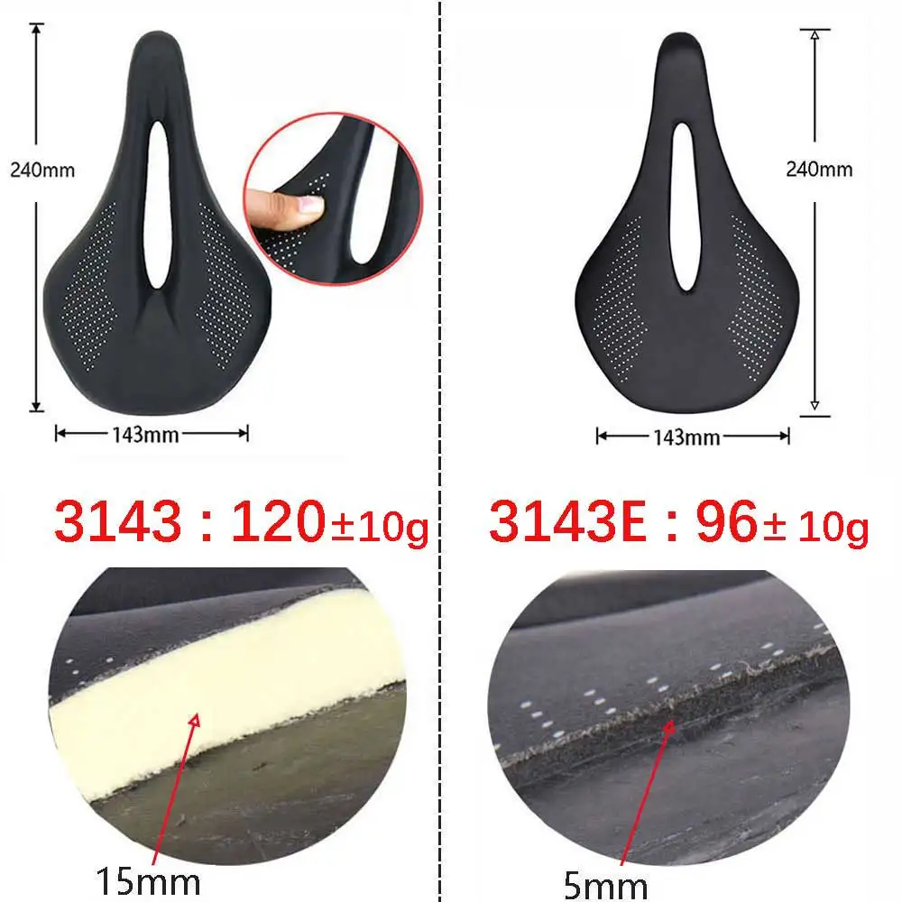 ELITA ONE MTB/Road Saddle Carbon Super Light 120g  Bicycle Saddles Racing Seating