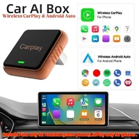 Adaptador inalámbrico Carplay Android Auto 2 en 1, adaptador carplay inalámbrico con cable para iPhone, Control inalámbrico, Plug & Play Carplay