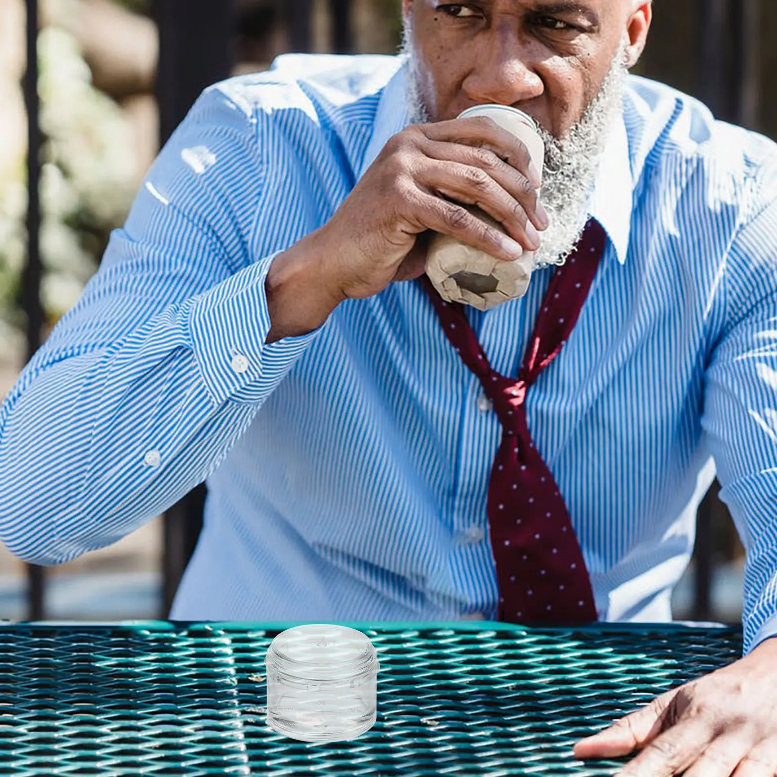 

7Pcs Stackable Round Medicine Organizer Transparent Weekly Pills Storage Boxes Travel Portable Small Container for Daily