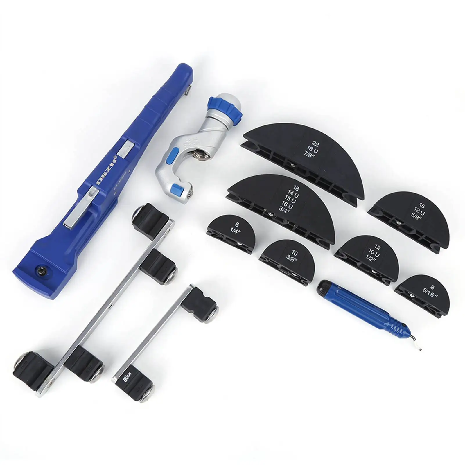 Bending Machine DSZH CT‑ Bending Machine Pipe Cutter Mechanical Ratchet Bow‑Type with  Wheel 6‑22mm Pipe Bender