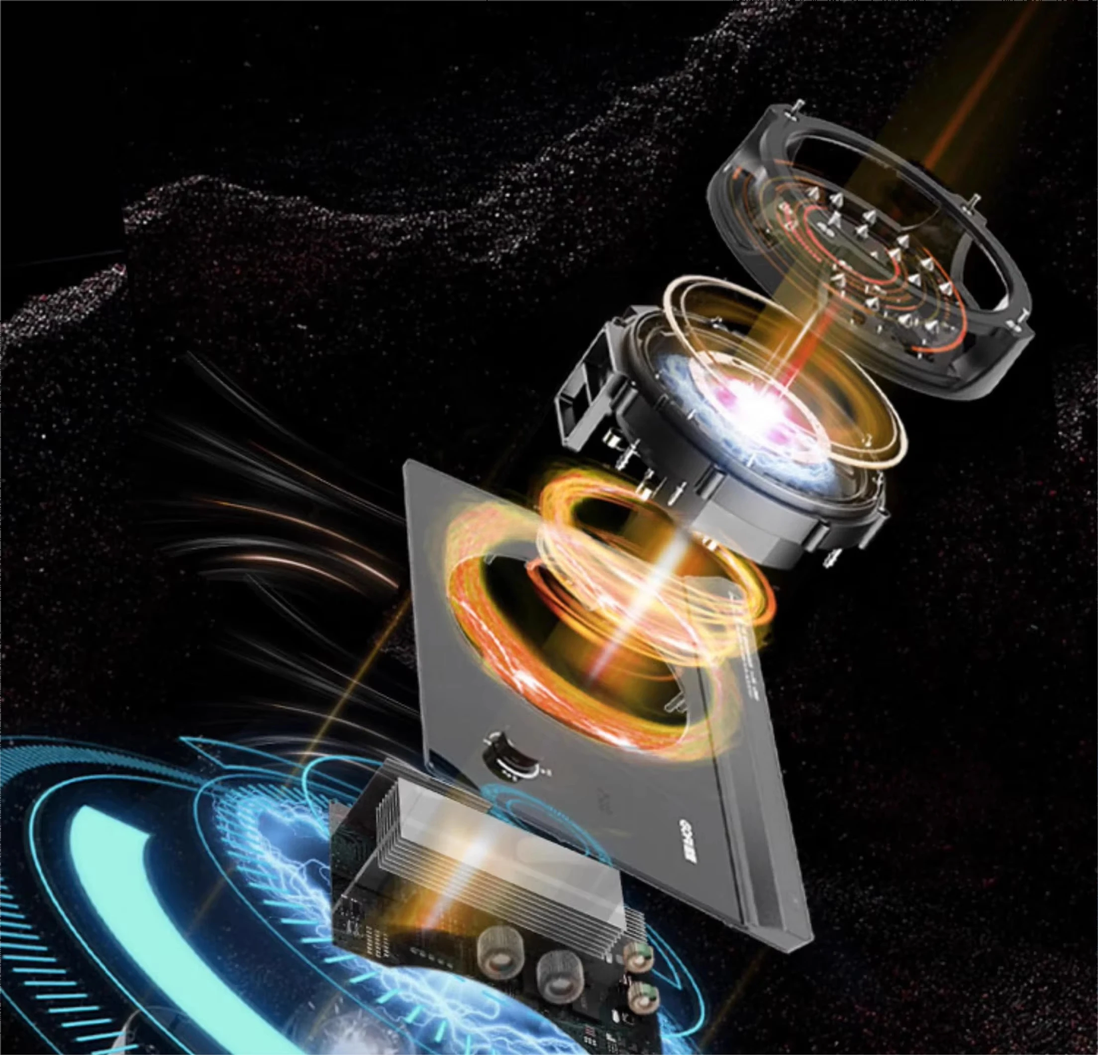 

Electric Flame Stove Burner Insert Open Flame No Fuel Required for Home Kitchen Chef