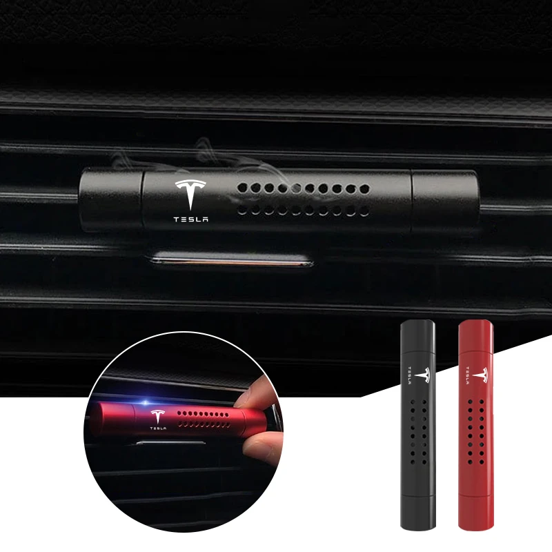 Car Air Outlet Perfume Clip Lasting Aromatherapy Interior Accessories For Tesla Model 3 Model S Model X Model Y Roadster SpaceX