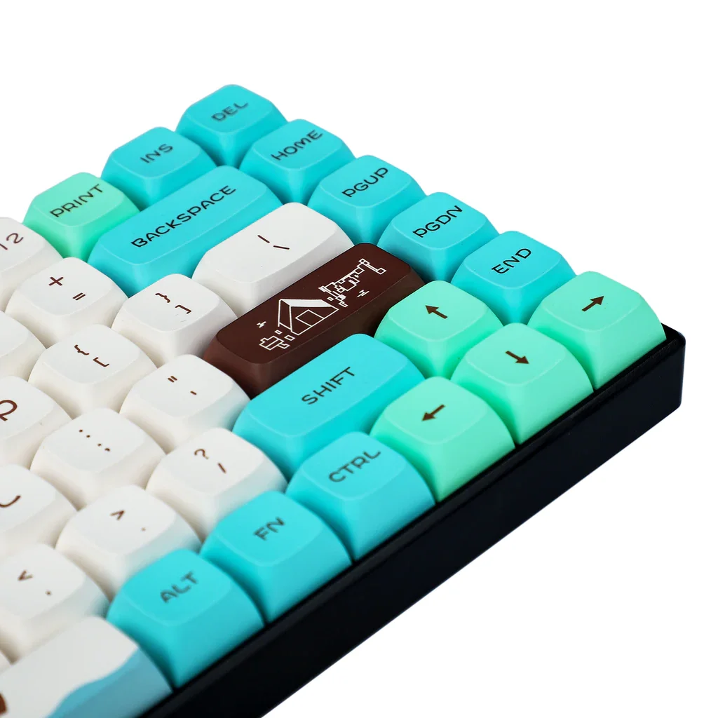 136 keycaps infantis zda tintura sub pbt para teclado mx cereja 104 87 gk61 96 84 gk64 68 tampões de chave