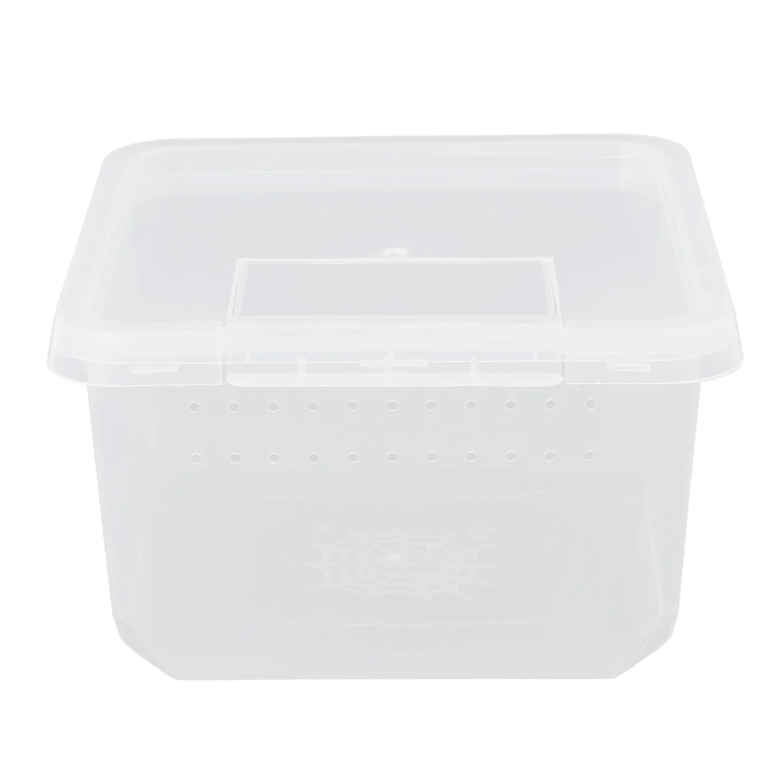 

Pet Spider Box Reptile Breeding Container Mini Insect Feeding Carrier Terrarium Supplies Glass Ventilated Lightweight Compact