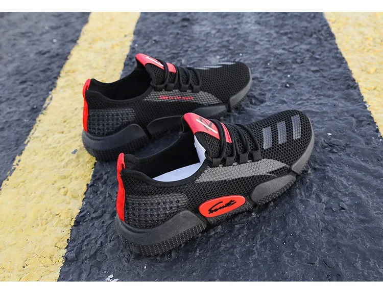 Herren-Tennisschuhe, atmungsaktives Air-Mesh-Material, Sportschuhe für das Fitnessstudio, bequeme Tennisschuhe für den Außenbereich, leichte Wanderschuhe. – Detail 6