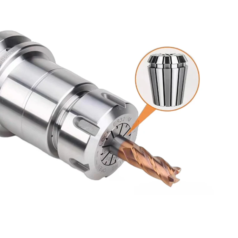 Pinza de resorte ER16, 0,05 MM, 0,08 MM, 0,015 MM, mandril de alta precisión para centro de mecanizado CNC, husillo de máquina de grabado, 1 ud.
